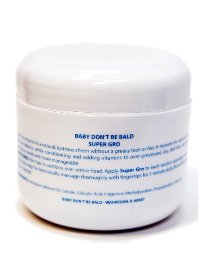 Baby Don't Bald Baby Don't Be Bald Hair and Scalp Conditioner for Adults Light Blue 4oz Maximum Strength - Image 2
