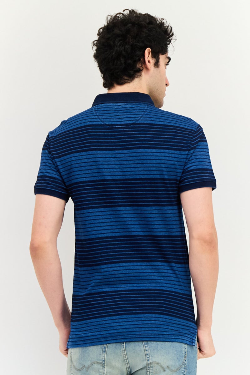 Levi's قميص بولو قصير الأكمام للرجال بتصميم عادي ومخطط، متعدد الألوان - Image 4