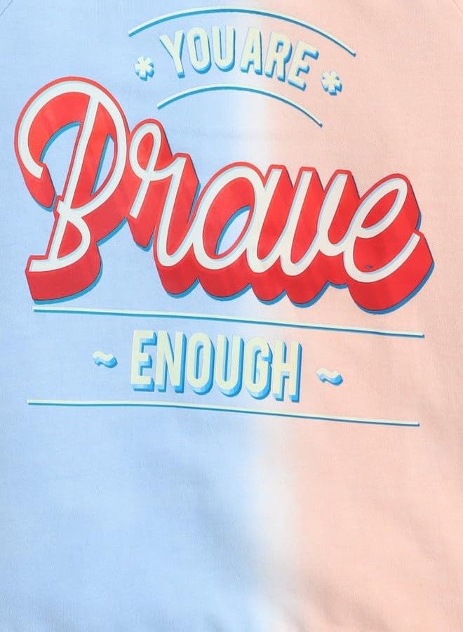 BUMZEE سويت شيرت قطني بأكمام طويلة للأولاد من BUMZEE باللونين الأزرق والخوخي، مناسب للأعمار من 12 إلى 18 شهرًا (Peb9670D-blu.PCH) - Image 3