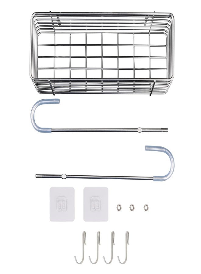Tsnamay 11.02" Shower Caddies,Hanging Shower Rack Bathroom Storage Rack,304 Stainless Steel Rust Proof,Total height 12"/30.5cm - Image 4