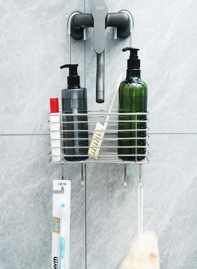 Tsnamay 11.02" Shower Caddies,Hanging Shower Rack Bathroom Storage Rack,304 Stainless Steel Rust Proof,Total height 12"/30.5cm - Image 5