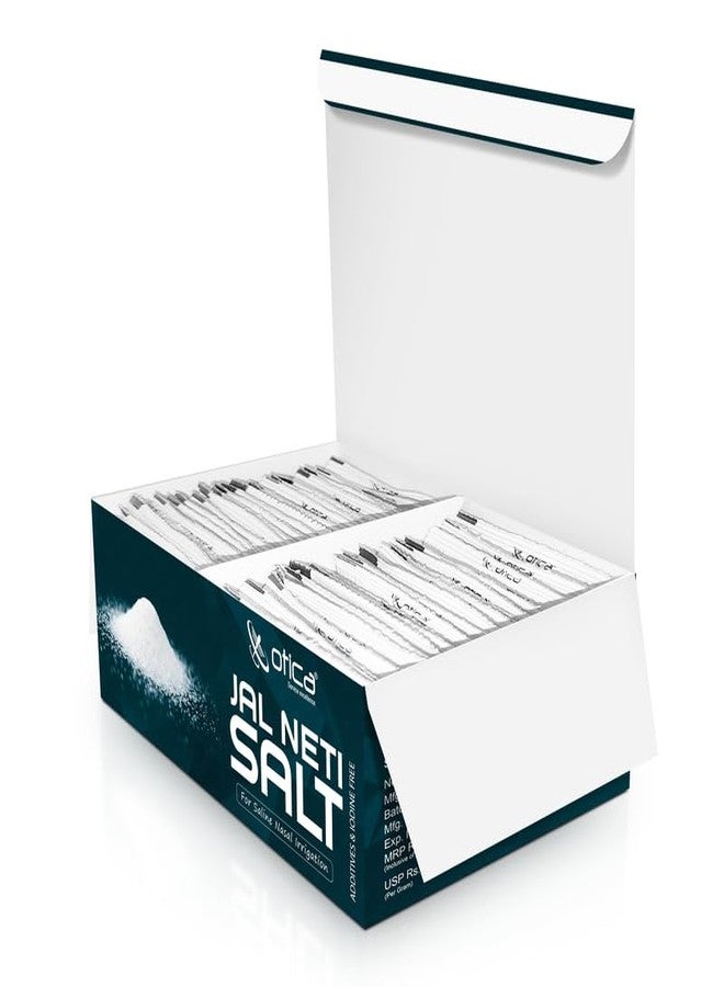 OTICA Jal Neti Pots Salt for Nasal Cleansing - (5g x 50 sachet) | Non-Edible Saline Powder for All Neti Pot | For External Use Only - Image 2