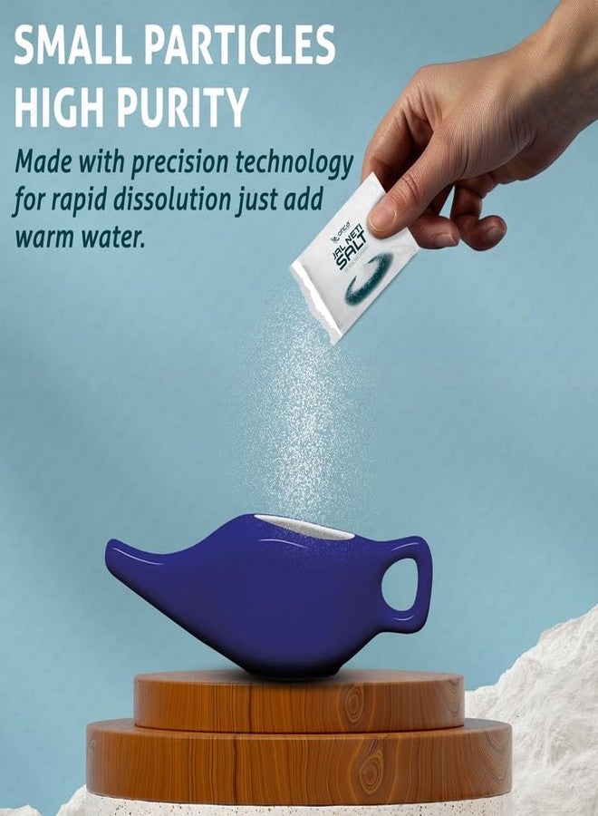 OTICA Jal Neti Pots Salt for Nasal Cleansing - (5g x 50 sachet) | Non-Edible Saline Powder for All Neti Pot | For External Use Only - Image 5