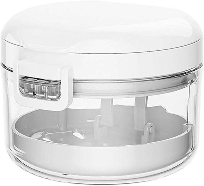 حالة أسنان محمولة بيضاء مع طبقة تصريف، مناسبة للسفر للبالغين وكبار السن - Image 1