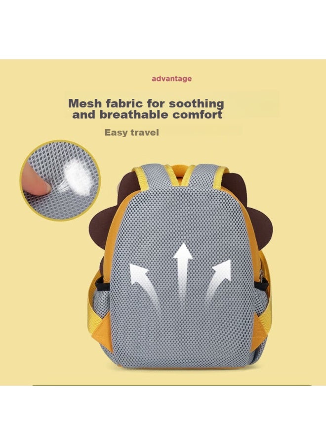 Ninth Castle The Ninth Castle Kindergarten Children's Backpack, Birthday Gift For Boys, Cartoon Animal Cute Backpack For Girls, Breathable Baby Small Schoolbag - Image 5