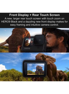 GoPro HERO9 Black - E-Commerce Packaging - Waterproof Action Camera with Front LCD and Touch Rear Screens, 5K Ultra HD Video, 20MP Photos, 1080p Live Streaming, Webcam, Stabilization  - Image 2