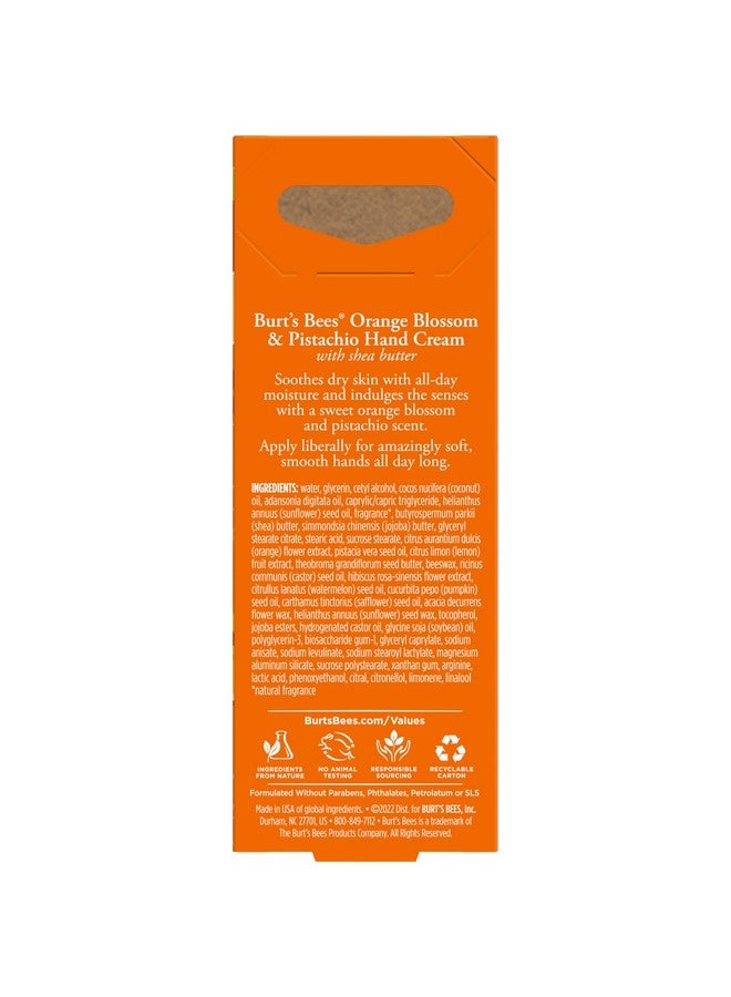 Burt's Bees Burt’s Bees Orange Blossom and Pistachio Hand Cream with Shea Butter, 1 Ounce - Image 5