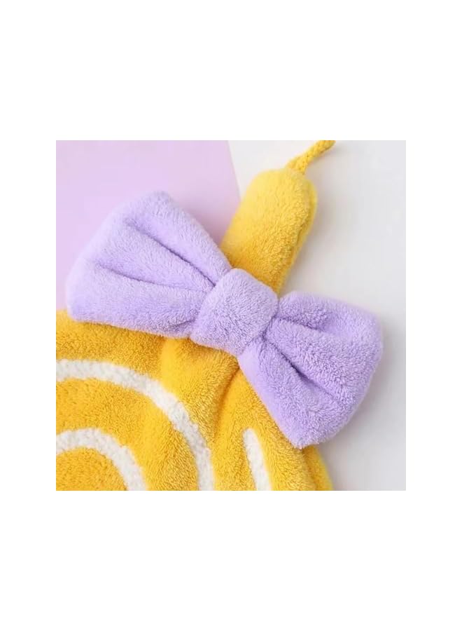 The Bros 4 Pack Cute Hand Towel for Kids, Soft Hanging Hand Dry Towels Bathroom, Absorbent Hand Drying Towels for Kids Adults Kitchen Home - Image 4