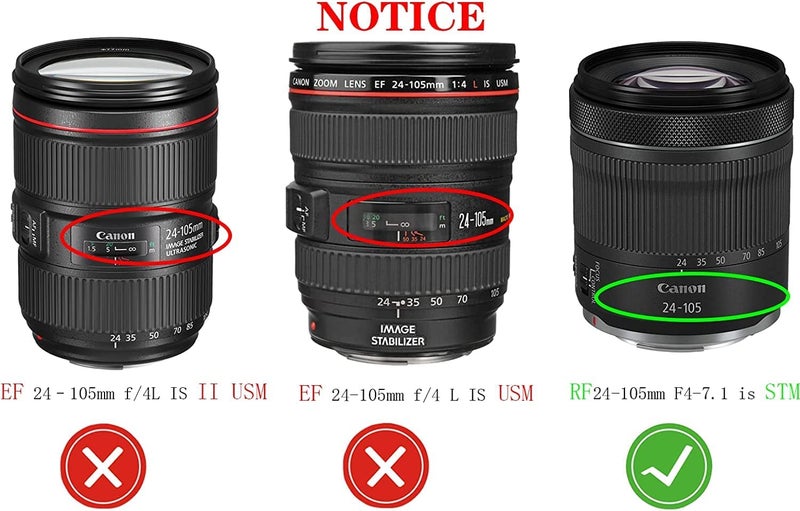 Schsteindar Combo (73D Lens Hood + 67mm Uv Filter) EW-73D 67mm ew 73D EW73D Lens Hood Reversible Camera Accessories for Canon 80D 7DII 7D2 77D 760D EF-S 18-135mm USM - Image 3