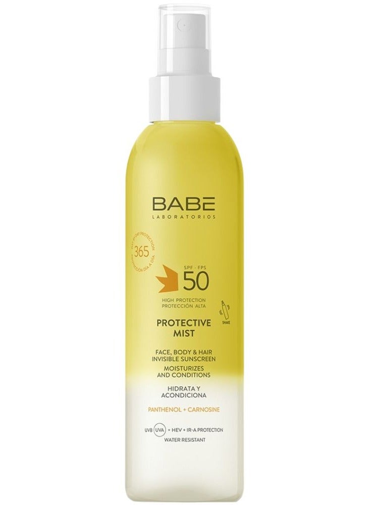 باب لابوراتوريوس رذاذ واقي من الشمس غير مرئي للوجه والجسم والشعر من بابي بعامل حماية من الشمس 50، 150 مل - Image 1