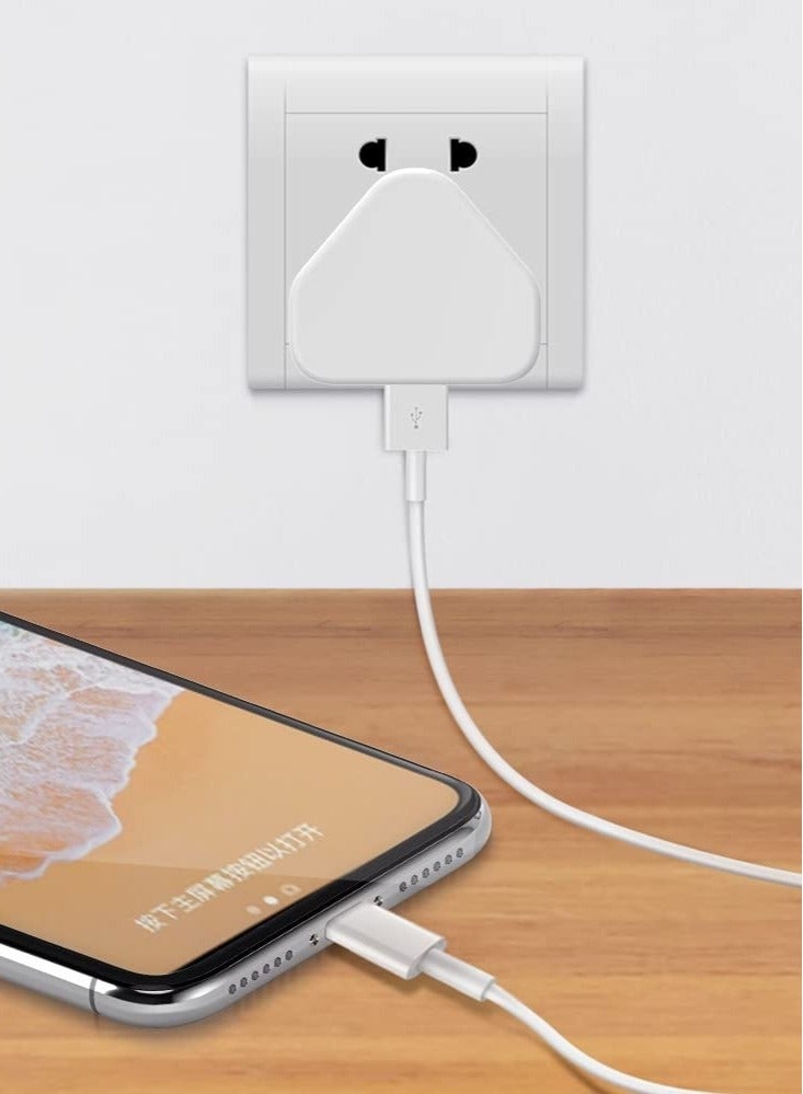5V 1A Power Adapter Supply, USB Charger Cable and Plug Compatible for i Phone 5S, 6, 6S, 6 Plus, 6S Plus, 7, 7 Plus, 8, 8 Plus, XS, X, XS Max, 11, XR, i Pod Touch 5G Power  - Image 3