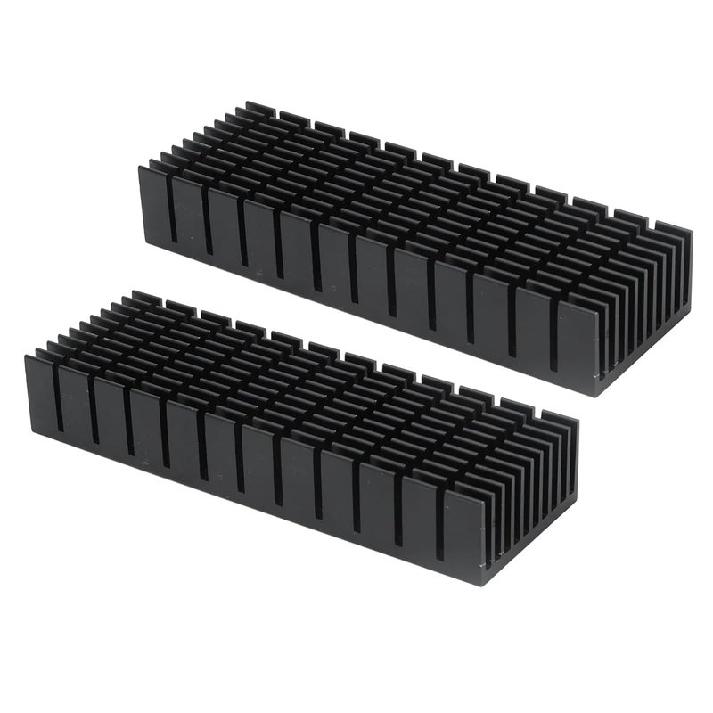 Zerodis Cooling Fins Aluminum Heatsink Kit Heatsinks Heat Sink with Thermal Adhesive Tape Perfect for CPU and Electronic Devices Cooling Fins Aluminum Heatsink Kit Durable (Without Adhesive) - Image 4