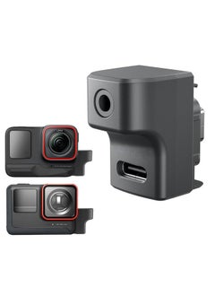 Verilux Ace Pro Mic Adapter For Insta360 Ace Accessories, External Microphones Type-C And 3.5Mm Audio Ports Compatible With Insta360 Ace/Insta360 Ace Pro 2 In 1 Audio Mic And Charging Adapter Mount  - Image 1