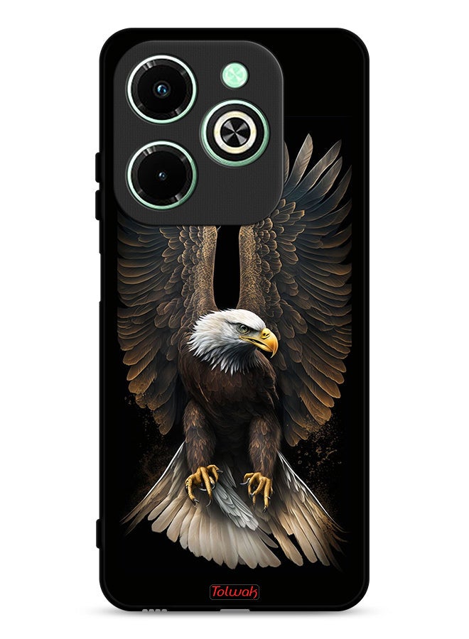 Tolwak Infinix Hot 40i 4G Protective Case Cover Eagle Spread Wings - Image 1