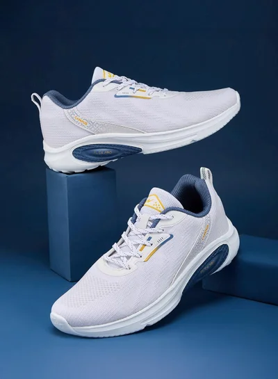 CAMPUS Men’s Sports Sneakers – Eye-Catching Contrast Detailing Shoes with Modern Minimalist Appeal