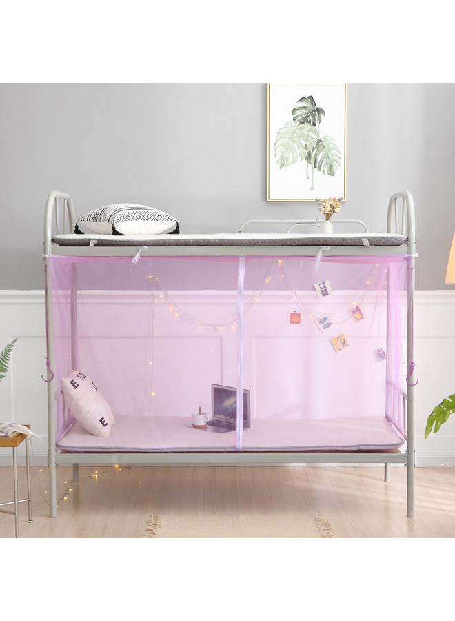 Bluejw Student Dormitory Zipper Mosquito Net Dust Top 0.9m Upper And Lower Bunk Bedroom 1m Single Double Bed 1.2 Household 1.5 Meters - Image 1