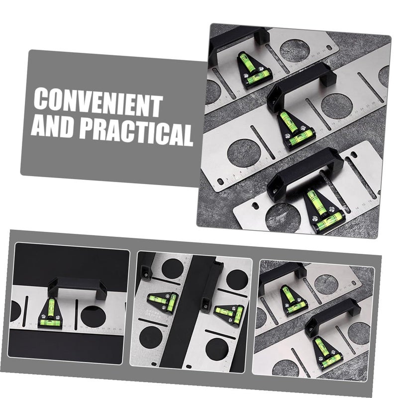 5pcs T Shape Triangle Bubble Level with Mounting Holes For Vertical Horizontal Measuring - Image 5
