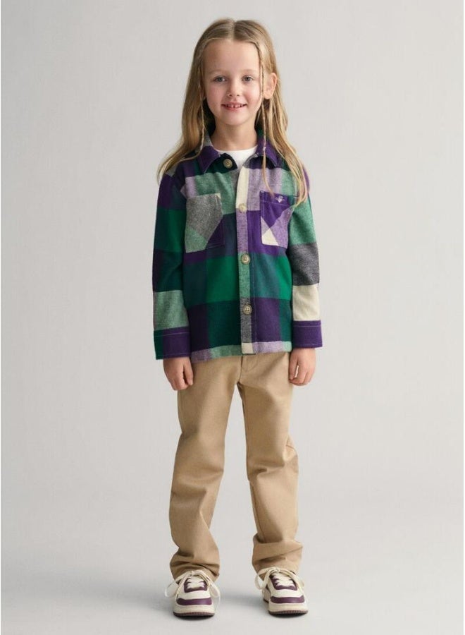 GANT Kids Shield Checked Overshirt - Image 3