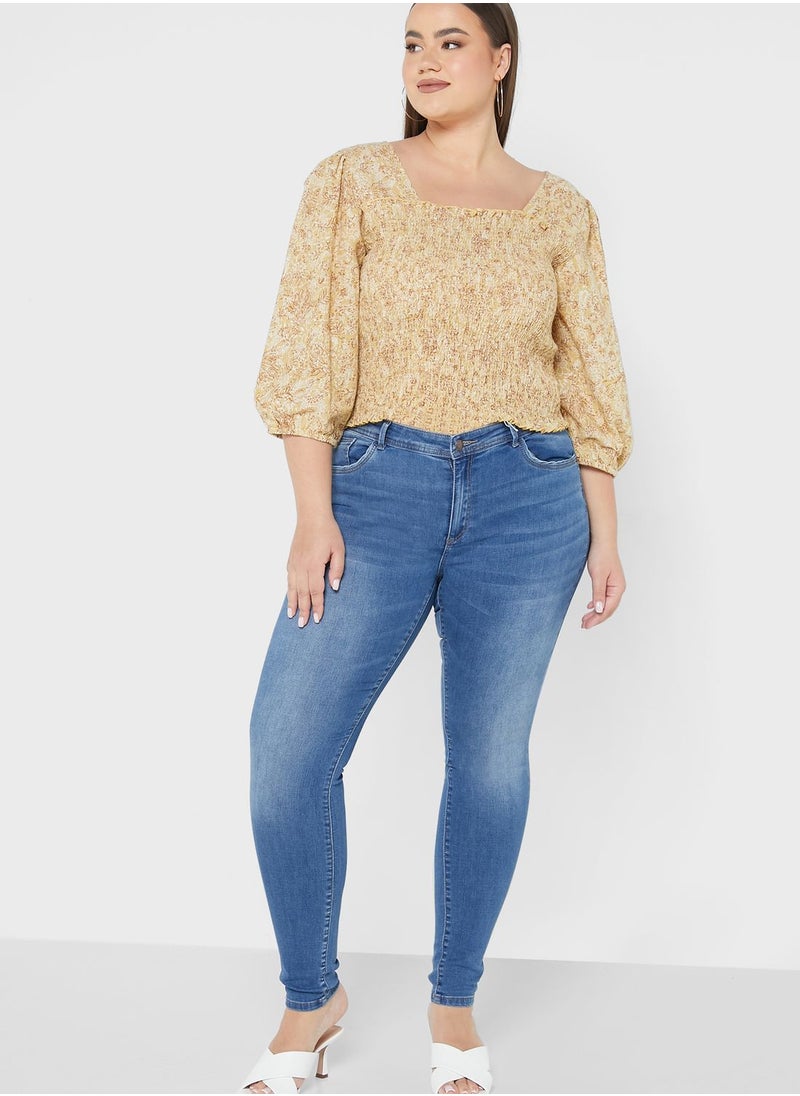 High Waist Skinny Jeans