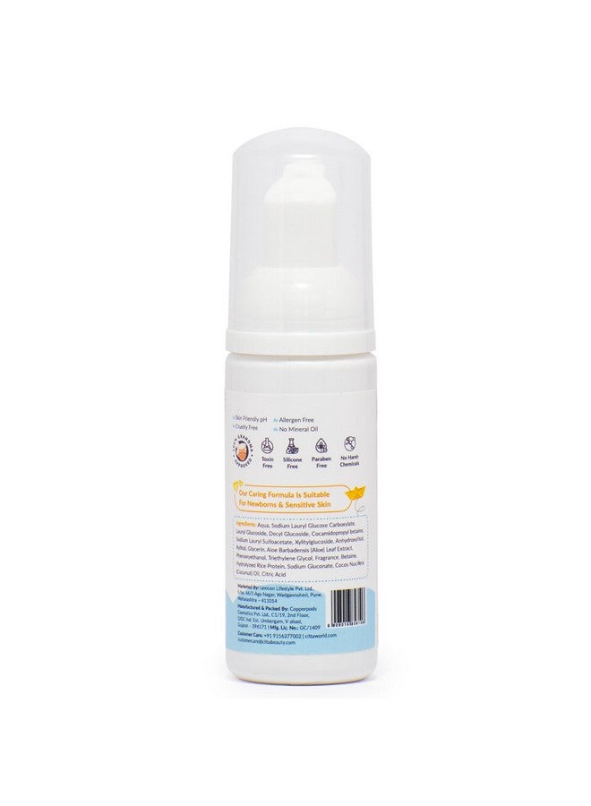 CITTA ’S Tender Foaming Baby Wash With Coconut & Aloe Vera | Soothe Dry Itchy Skin | Natural Baby Body Wash For Bath | Skin Friendly Ph | Dermatologically Tested | 0-10 Years | 50Ml - Image 2