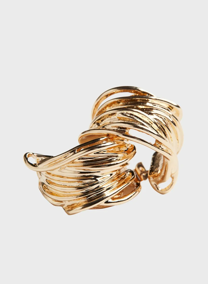H&M Intertwined Hoop Earrings