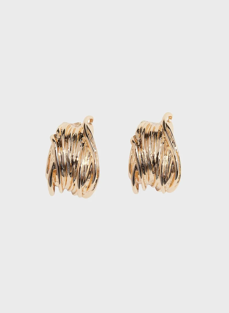 H&M Intertwined Hoop Earrings