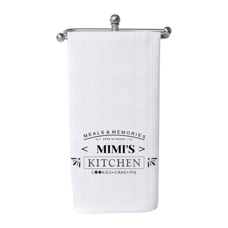 WCGXKO Mimi Gift Mimi Kitchen Towel Dish Towel for Mimi Birthday Gift 24 Hours Mimis