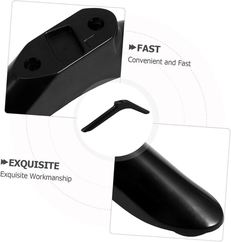 قاعدة تلفزيون عالمية قابلة لضبط الارتفاع، حامل سطح الطاولة، مجموعة بديلة من زوجين، أسود - Image 4