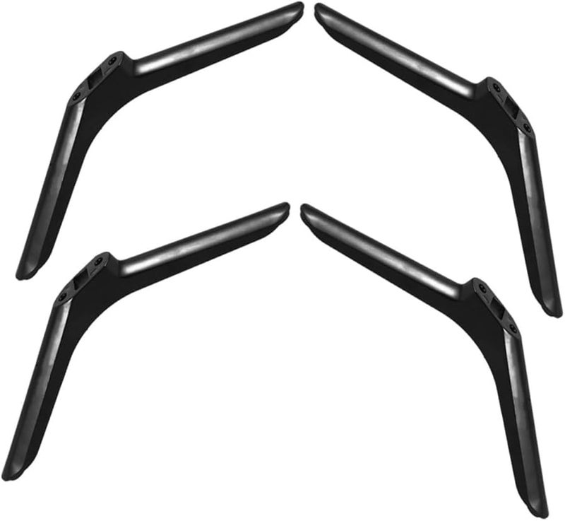 قاعدة تلفزيون عالمية قابلة لضبط الارتفاع، حامل سطح الطاولة، مجموعة بديلة من زوجين، أسود - Image 2