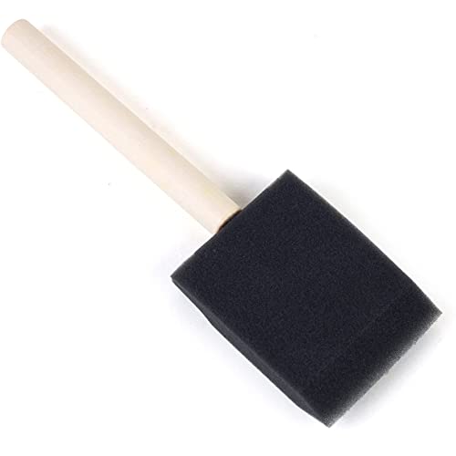 Tosnail 96 Pack 2 Inch Foam Paint Brush with Wooden Handles for Acrylics, Stains, Varnishes, Crafts, Arts - Image 4