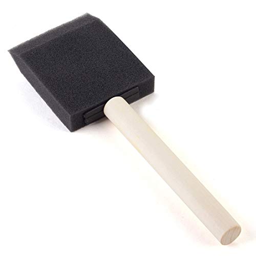 Tosnail 96 Pack 2 Inch Foam Paint Brush with Wooden Handles for Acrylics, Stains, Varnishes, Crafts, Arts - Image 1