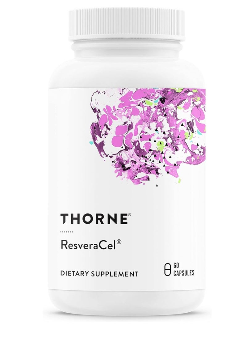 ثورن ريسفيراسيل يدعم الشيخوخة الصحية، والميثيل، وإنتاج الطاقة الخلوية والتمثيل الغذائي 60 كبسولة