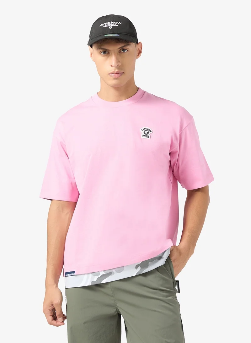 AAPE AAPENOW moonface logo short sleeve tee