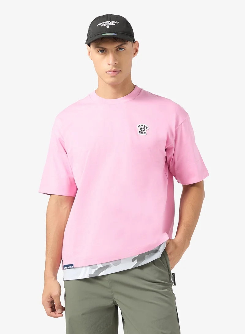 AAPE AAPENOW moonface logo short sleeve tee