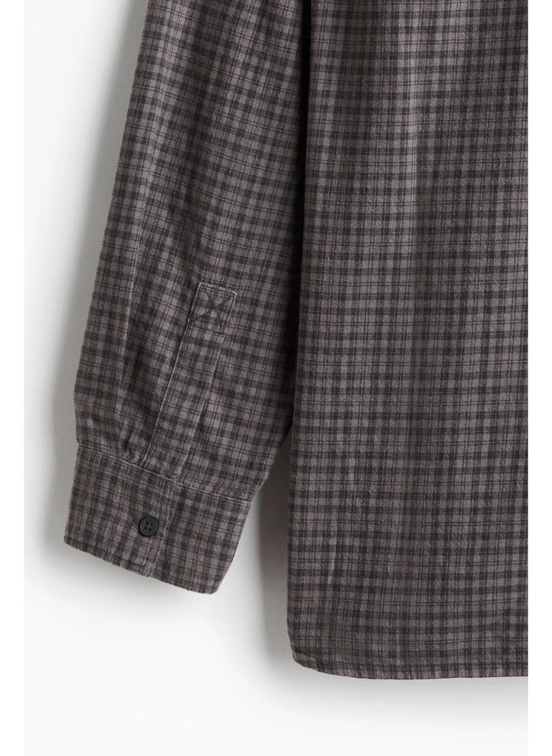 H&M Loose Fit Flannel shirt