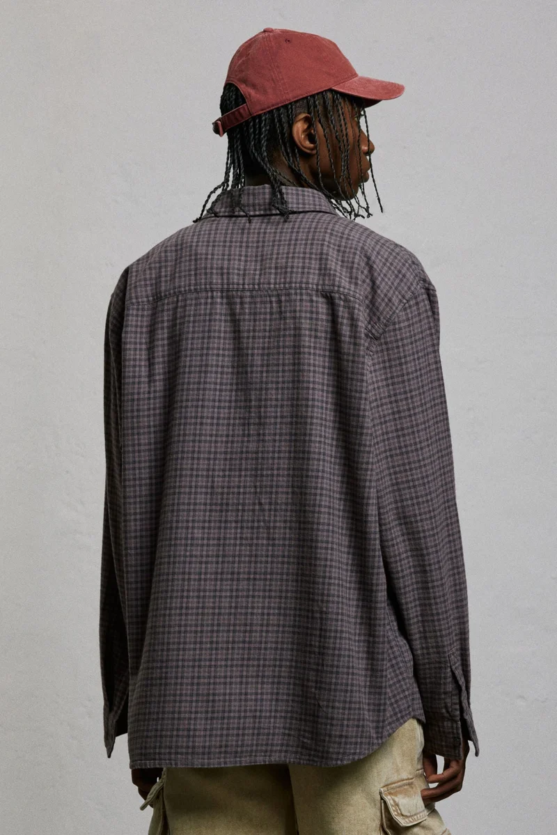H&M Loose Fit Flannel shirt