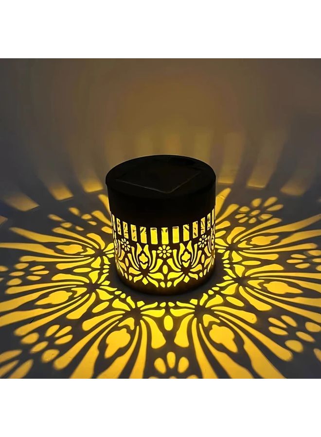 قطعتان من مصابيح الجدار الشمسية الخارجية مزودة بحساس حركة IP65 إضاءة مسارات LED باللون الأسود - Image 1