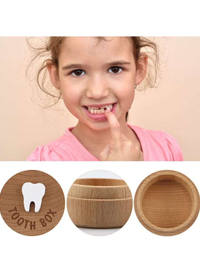 ZIYAN Modern Simple Baby Deciduous Teeth Box Children's Teeth Collection Commemorative Box For Fetal Hair Umbilical Cord Preservation Wooden Box - Image 4