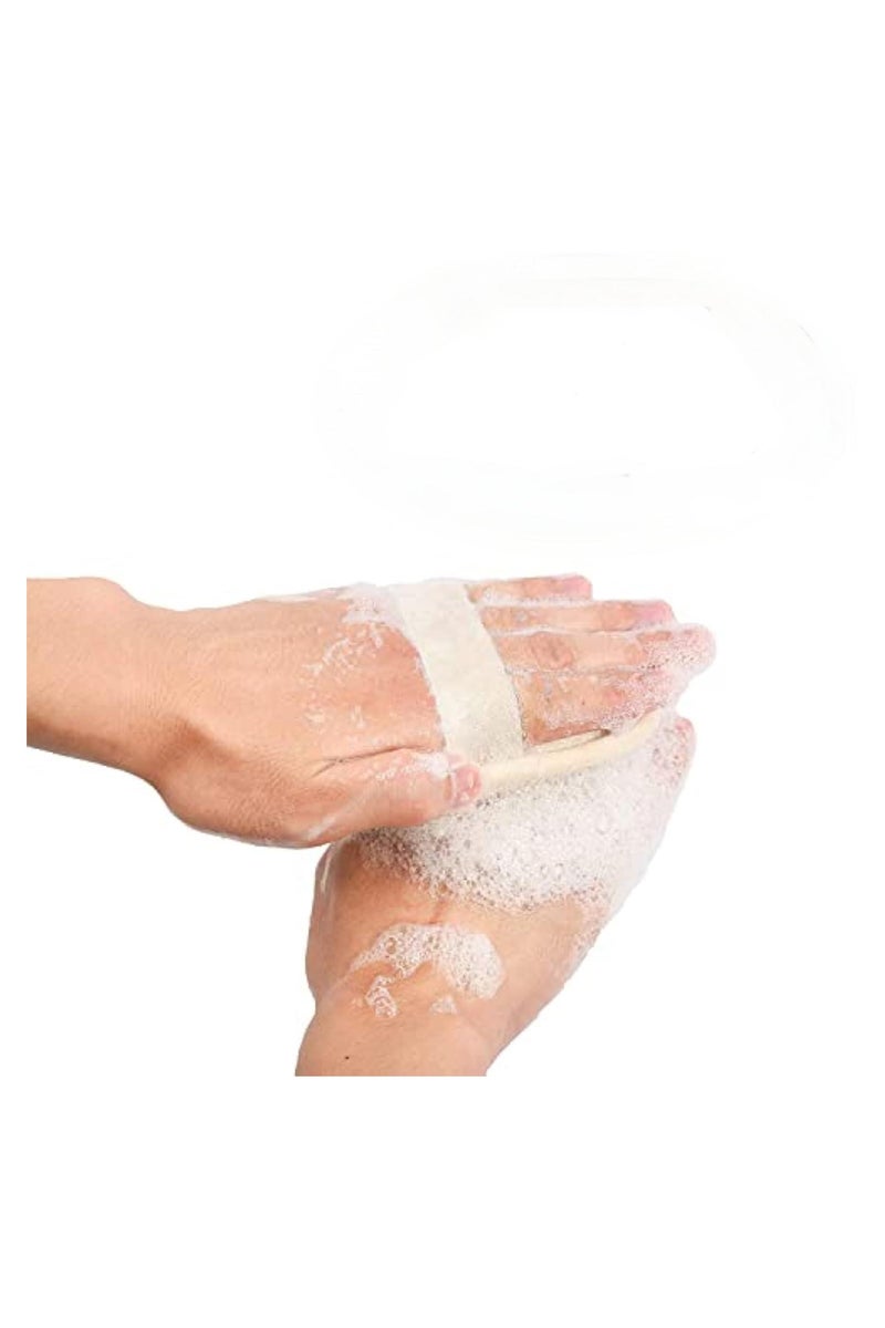 5pcs  Natural Loofah Exfoliating Sponge Pads Large 4x5.7 Inch  Face Body Bath Shower Loofah Sponge Pads Exfoliating Brush Loofah Brush for Bath and Spa - Image 4