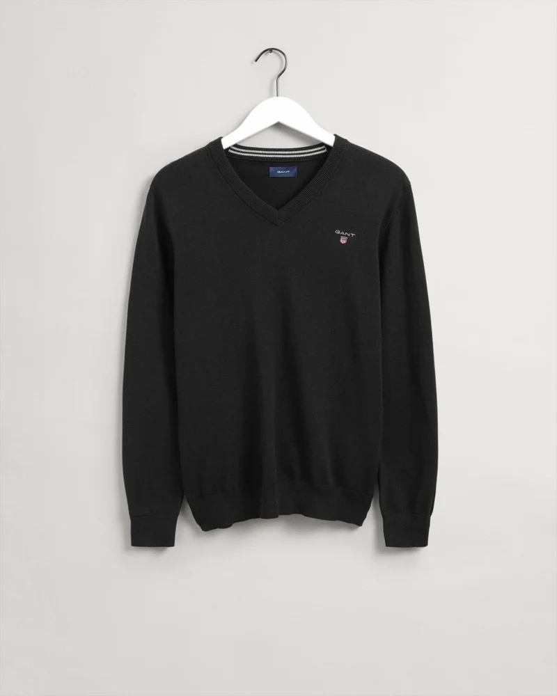 GANT Gant Classic Cotton V-Neck Sweater