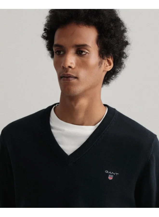 GANT Gant Classic Cotton V-Neck Sweater