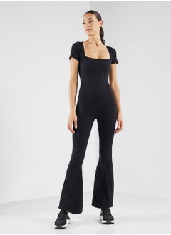 FRWD Square Neck Cap Sleeves Seamless Unitard  - Image 4