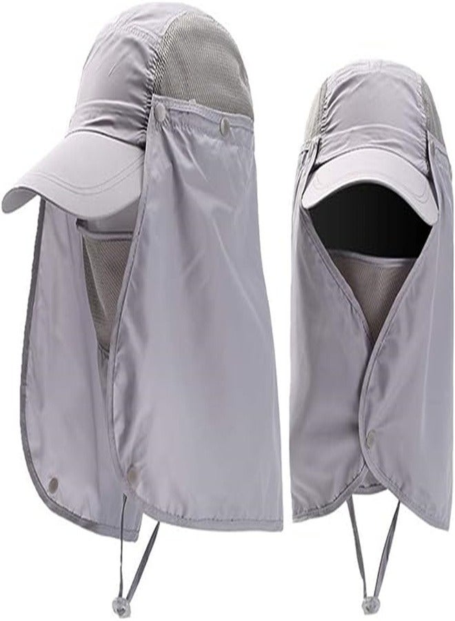 Goolsky Fashion Outdoor Upf 50+ Uv Sun Protection Waterproof Quick Dry Breathable Face Neck Flap Cover Folding Sun Hat - Image 1