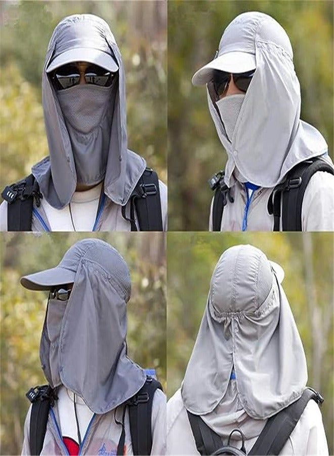 Goolsky Fashion Outdoor Upf 50+ Uv Sun Protection Waterproof Quick Dry Breathable Face Neck Flap Cover Folding Sun Hat - Image 2