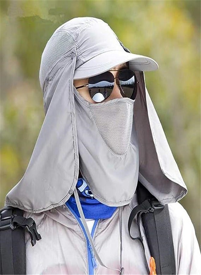 Goolsky Fashion Outdoor Upf 50+ Uv Sun Protection Waterproof Quick Dry Breathable Face Neck Flap Cover Folding Sun Hat - Image 3