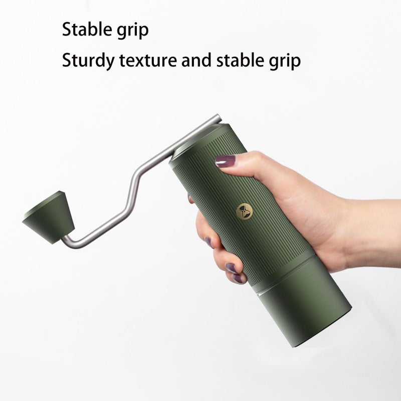 TIMEMORE Manual Coffee Grinder Chestnut Xlite Capacity 30g Household Hand Coffee Grinder High-precision External Adjustment Scale for Travel/Camping - Green - Image 3