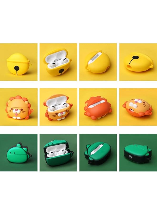 erorex - Silicone Case Compatible With Airpods Pro Air Pods 3 Creative Cute Cartoon 3D Unique Protective Cover Character Skin Fun Funny Cases With Keychain For Kids Boys Girls Women Men Cat Claw - Image 1