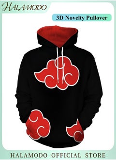 HALAMODO Unisex Hoodies 3D Novelty Pullover Sweatshirt Anime Cosplay Clothing Anime Printed Hoodies Fashion Street Novelty Hooded for Men Women  - Image 1