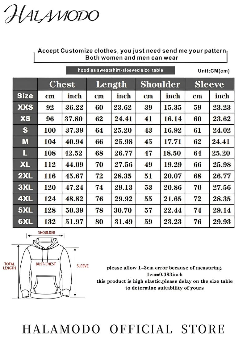 HALAMODO Unisex Hoodies 3D Novelty Pullover Sweatshirt Anime Cosplay Clothing Anime Printed Hoodies Fashion Street Novelty Hooded for Men Women  - Image 5