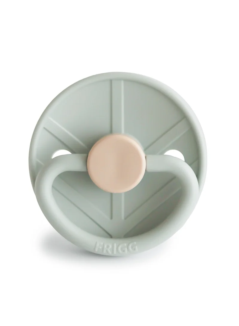 FRIGG Little Viking Silicone Baby Pacifier 0-6M 1-Pack Holger Sage - Size 1